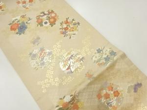 花丸文織出し袋帯